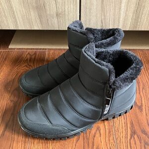 Black Winter Boots